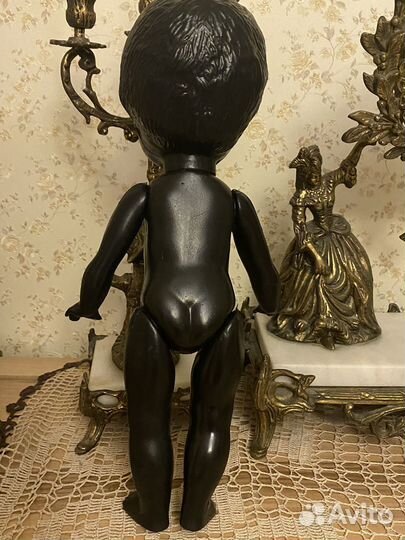 Редкая винтажная кукла негритенок