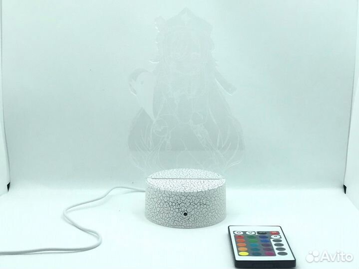 Ночник Ху Тао 16 цветов (с пультом)