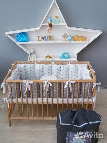 Бортики для детской кроватки