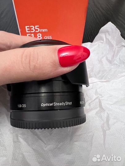 Объектив sony E35 f1.8