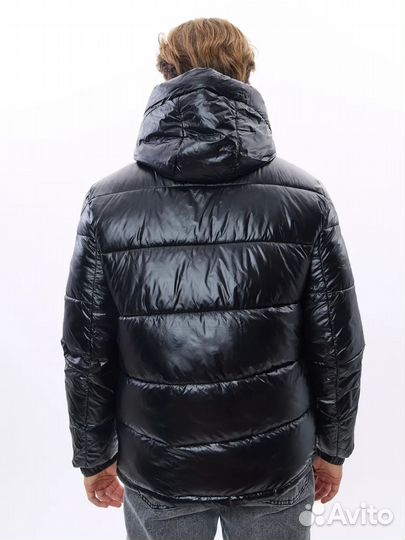 Куртка пуховик зимний утепленный глянцевый Moncler