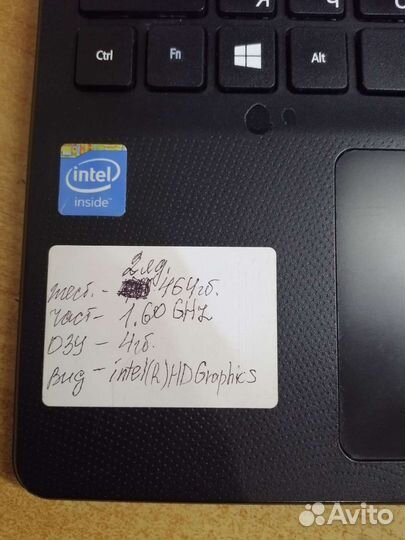 Ноутбук acer aspire es 15