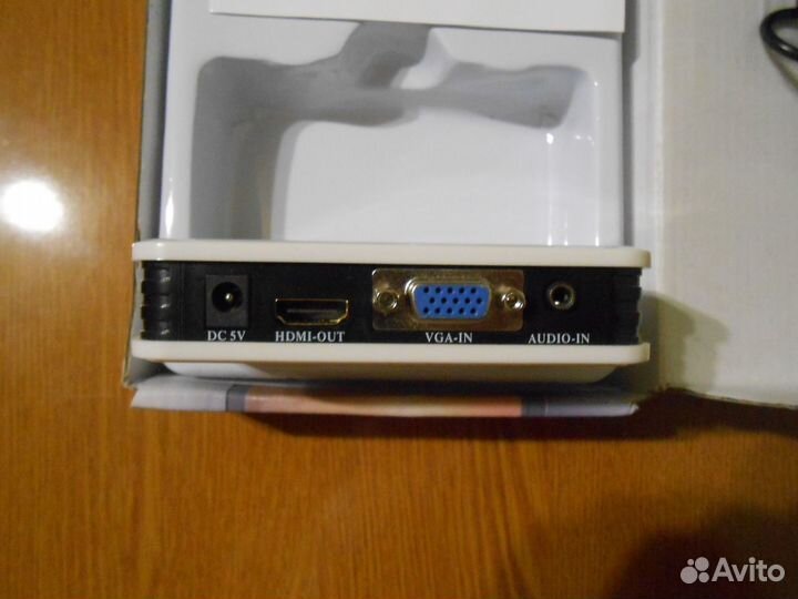Переходник-конвертер VGA(D-Sub) +звук в hdmi