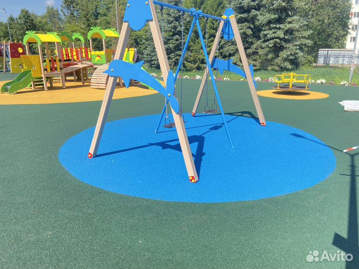 Покрытие из резиновой крошки