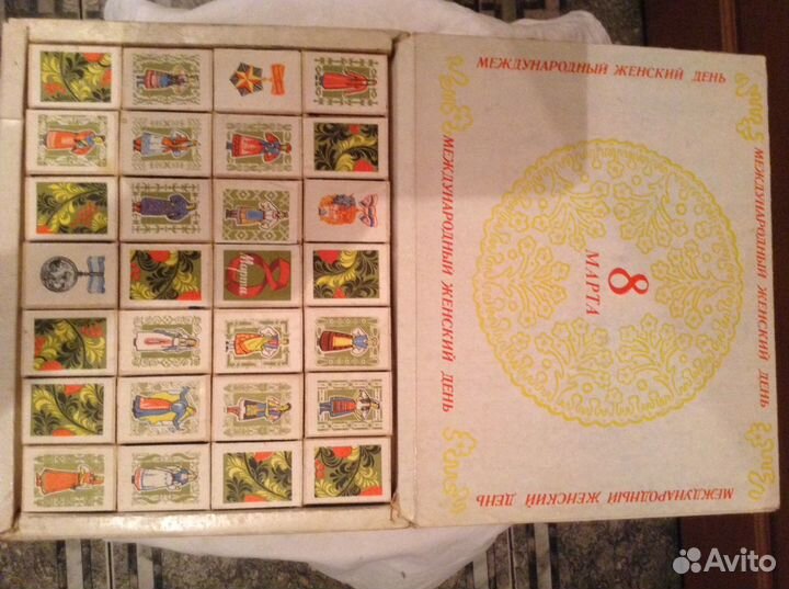 Коллекционные спички 8 Марта