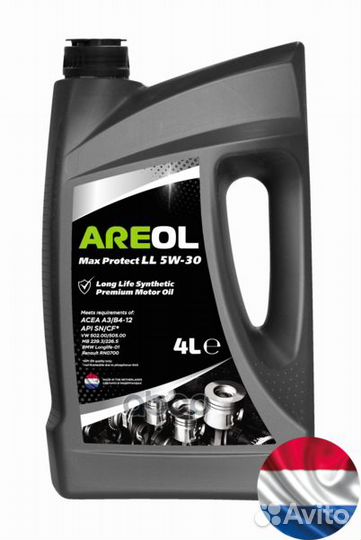 Areol Max Protect LL 5W-30 (4L) масло моторное