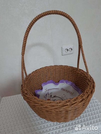 Корзина плетеная