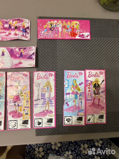 Вклалыши от киндер Винкс,барби,хелоу kitty