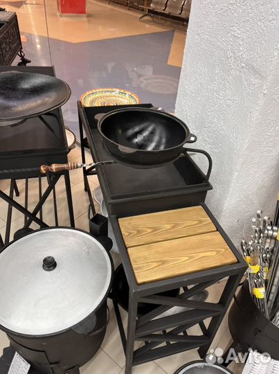 Мангал функциональный кованый