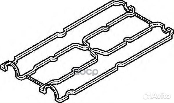 Прокладка крышки гбц полиакриловый каучук opel