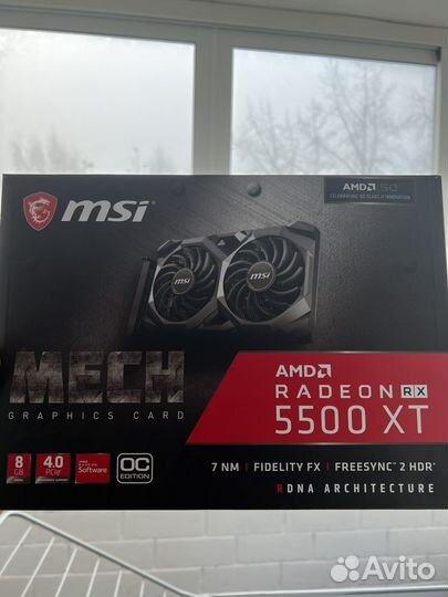 Видеокарта amd radeon rx 5500 xt