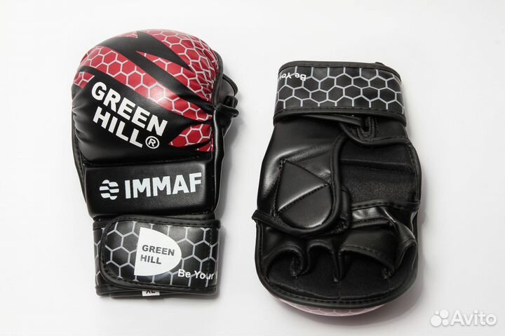 Перчатки крабы green hill Red