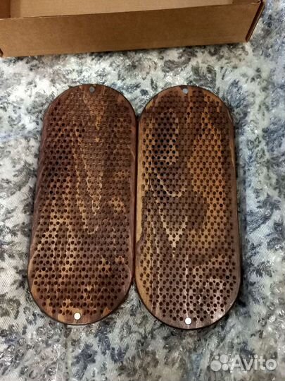 Доска садху из Сибирского кедра с медными гвоздями