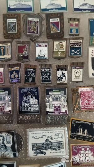 Коллекция значков СССР ситалл