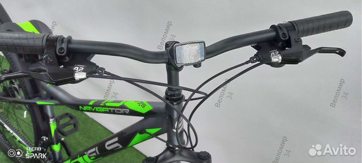 Stels navigator 710 md 27.5д рост 16 зелен-черный