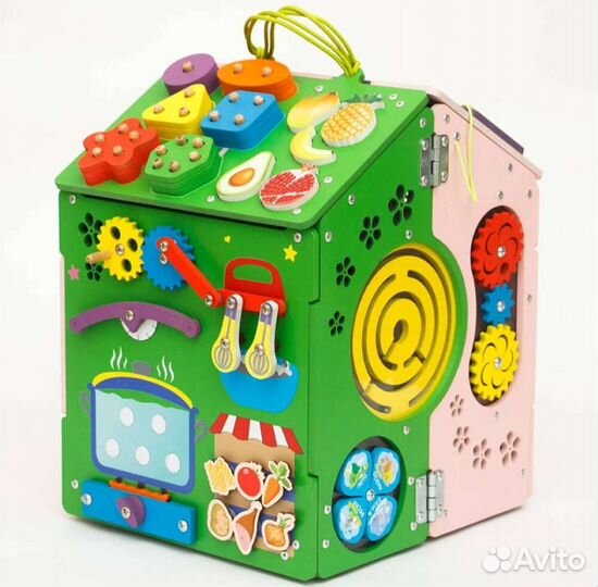 Бизиборд Новый Домик Дом Принцессы