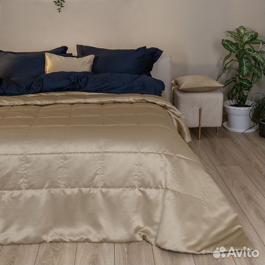 Покрывало на кровать диван Адора Английское золото