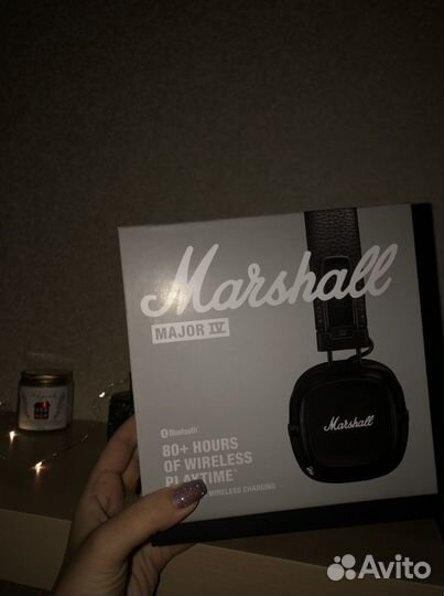 Наушники Marshall Major IV black оригинал