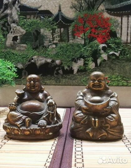 Буддийские божества Хотэй с клеймом