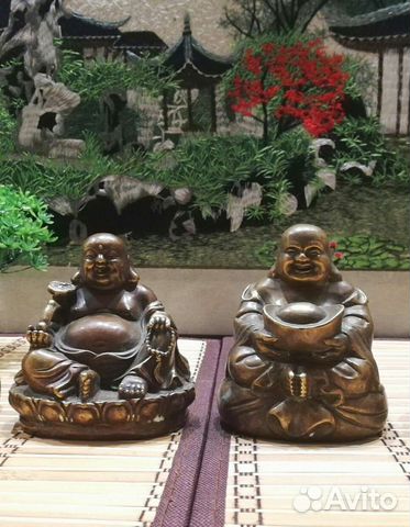 Буддийские божества Хотэй с клеймом