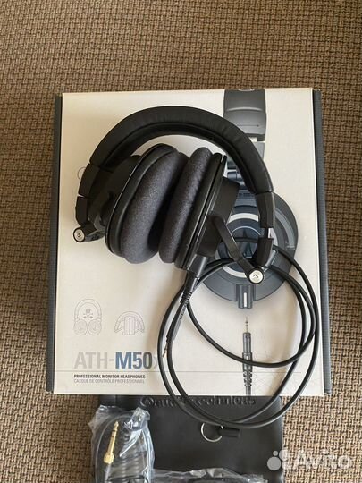 Наушники audio technica ath m50x