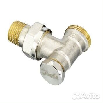 Клапан запорный угловой Danfoss RLV-S Ду15 03L0123