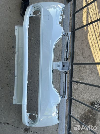 Бампер передний renault logan 2 белый