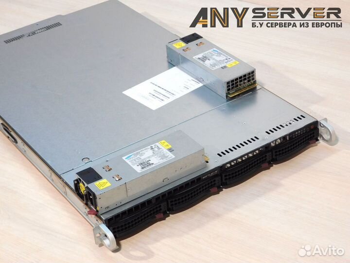 Сервер Supermicro 6018U 2x E5-2680v4 512Gb 4LFF