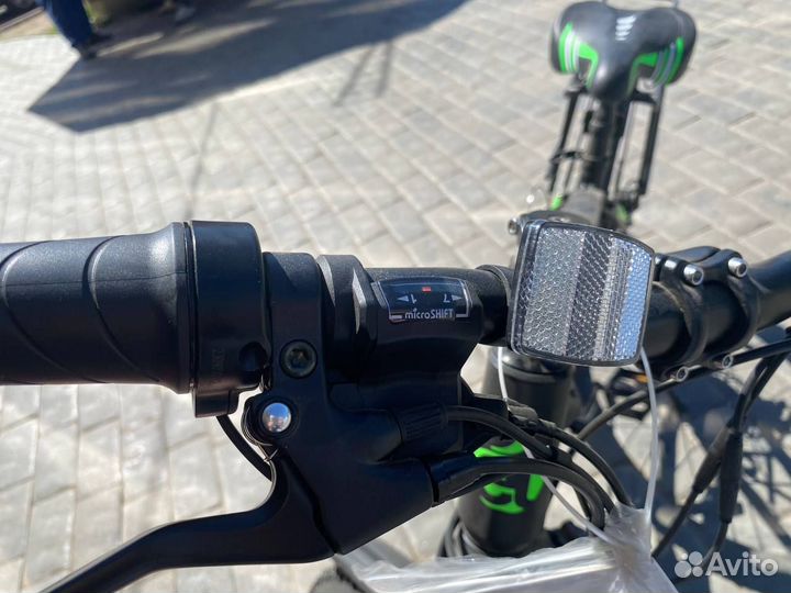 Велогибрид eltreco XT 800 Pro черно-зеленый 2669