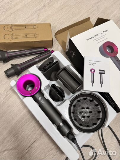 Фен стайлер (аналог dyson)с насадками для локонов