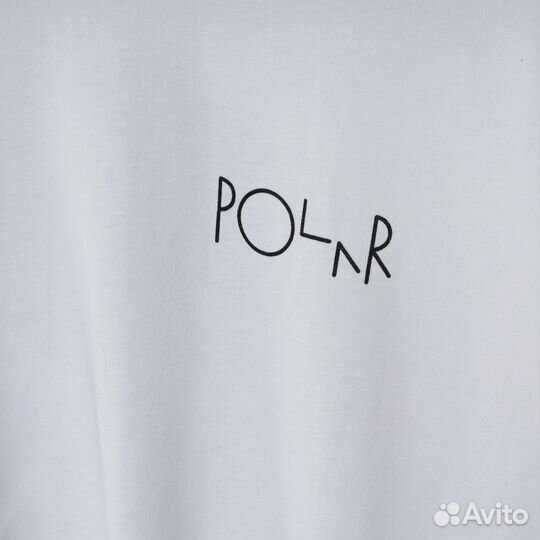 Polar skate co лонгслив белый