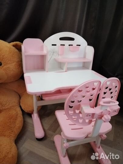 Растущий стол и стул для школьника