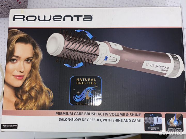 Фен щетка rowenta brush activ