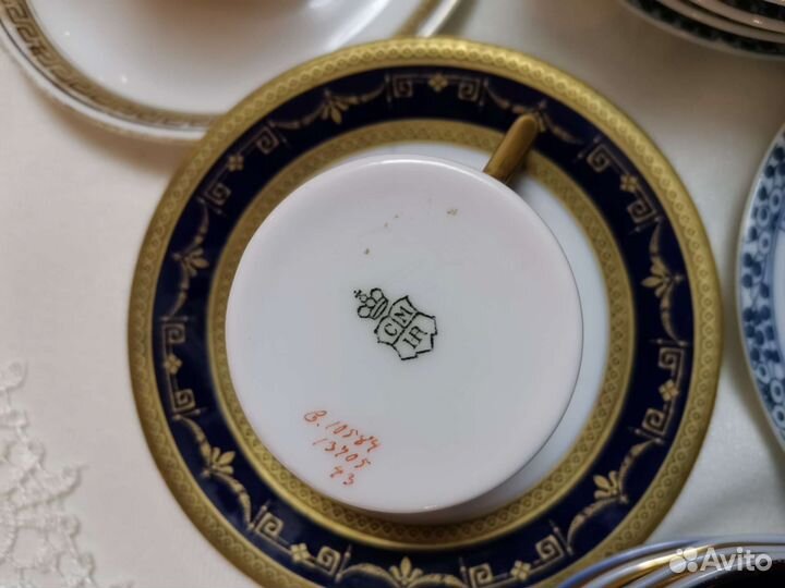 Кофейные пары разные, блюдце