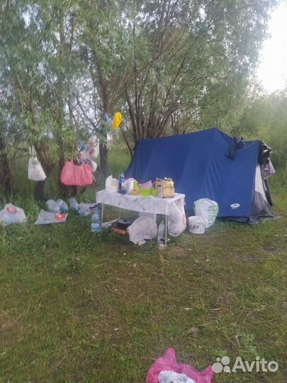 Палатка туристическая 4 местная с тамбуром