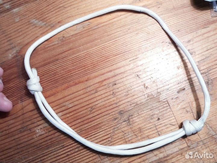 Шнурки для адресников из паракорда