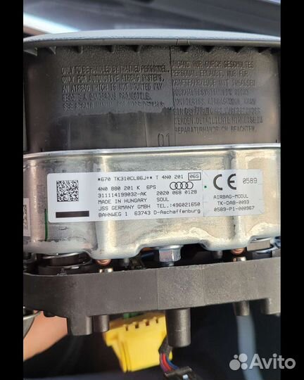 Подушка безопасности руля на Ауди А6 С8