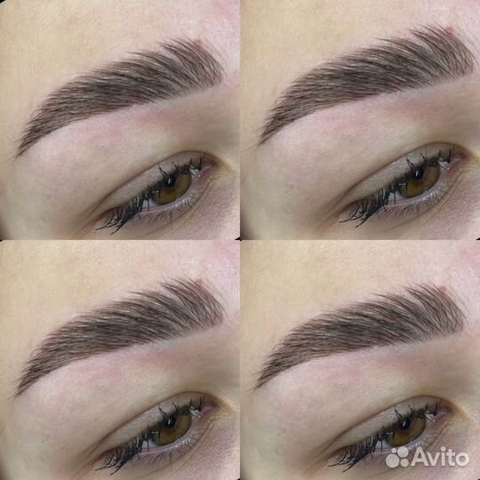 Модель на окрашивание и ламинирование бровей