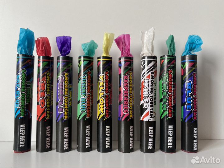 Цветной дым “Smoking fountain” 60 сек