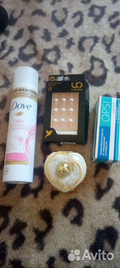 Сухой шампунь Dove, накл ногти, средство от пота