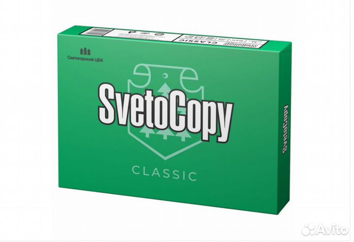 Бумага a4 белая Svetocopy