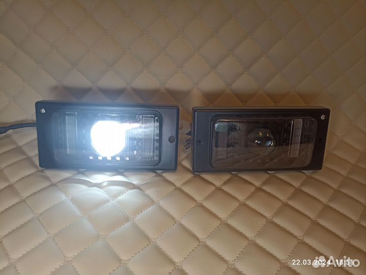 Птф фары ваз 2110-2115 линзы LED