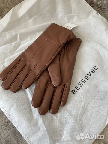 Перчатки кожаные reserved размер S
