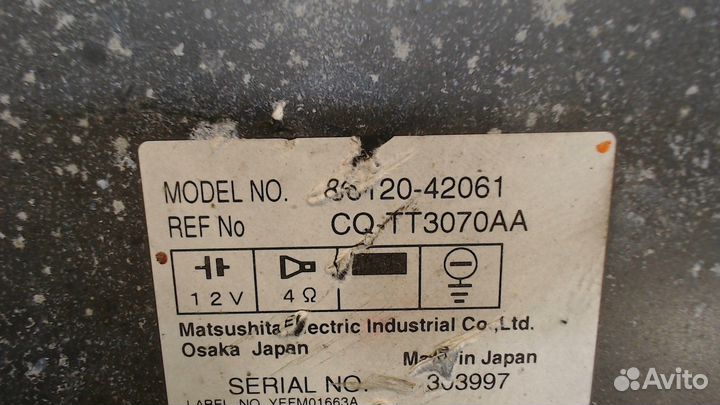 Магнитола Toyota Celica, 2004