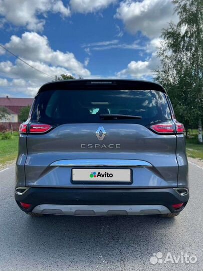 Renault Espace 1.6 AMT, 2018, 115 000 км