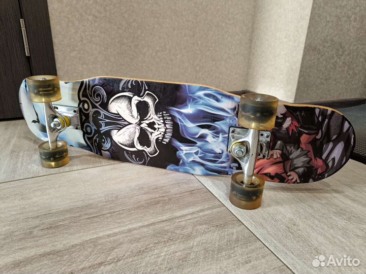 Longboard double kick