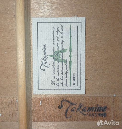 Акустическая гитара Takamine