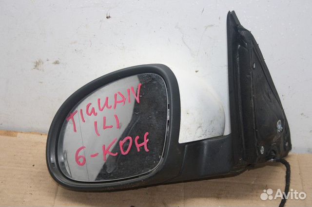 Зеркало левое электрическое Volkswagen tiguan 2011