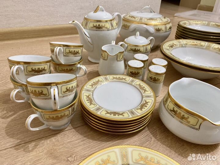 Набор посуды Yamasen 24к золото новый неполный