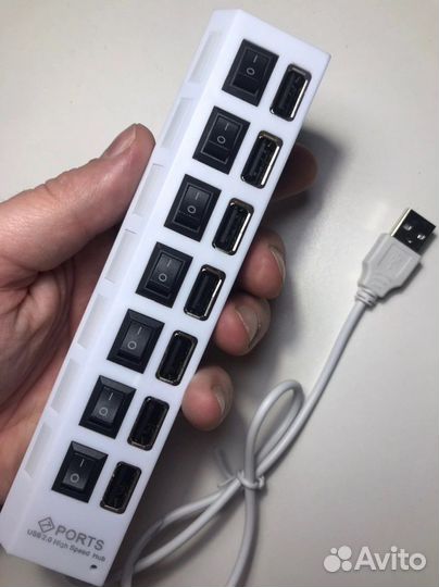 USB хаб 7в1